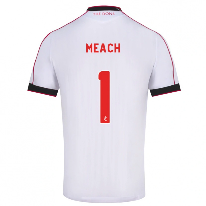 Danxen Hombre Camiseta Aaliyah-Jay Meach #1 Negro Rojo Blanco 2ª Equipación 2026/27 La Camisa
