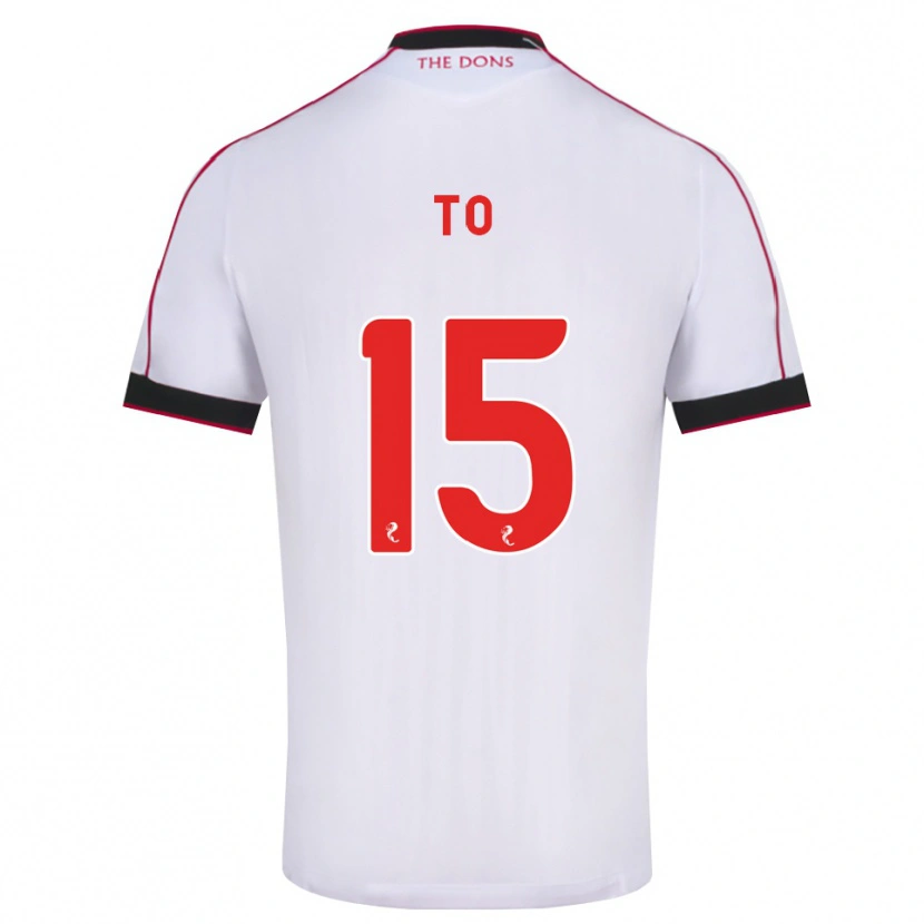 Danxen Hombre Camiseta Zack To #15 Negro Rojo Blanco 2ª Equipación 2026/27 La Camisa