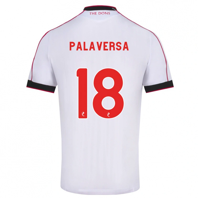 Danxen Hombre Camiseta Ante Palaversa #18 Negro Rojo Blanco 2ª Equipación 2026/27 La Camisa