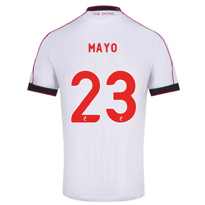 Danxen Hombre Camiseta Lewis Mayo #23 Negro Rojo Blanco 2ª Equipación 2026/27 La Camisa