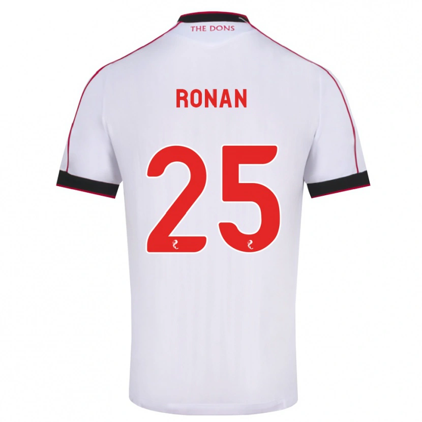Danxen Hombre Camiseta Connor Ronan #25 Negro Rojo Blanco 2ª Equipación 2026/27 La Camisa
