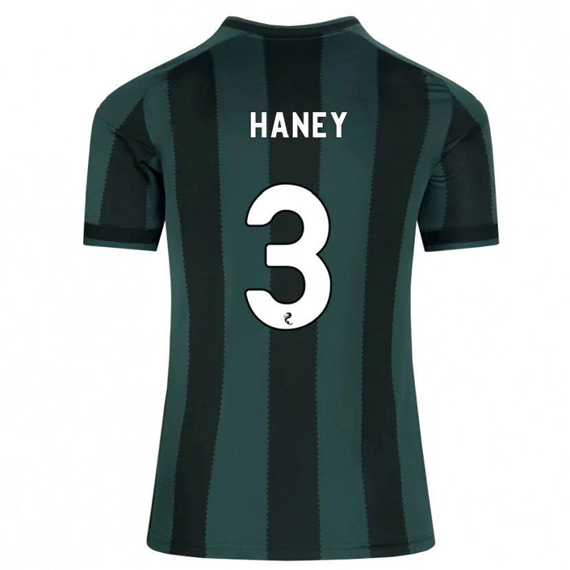 Danxen Hombre Camiseta Joseph Haney #3 Gris Pizarra Oscuro Negro 2ª Equipación 2026/27 La Camisa