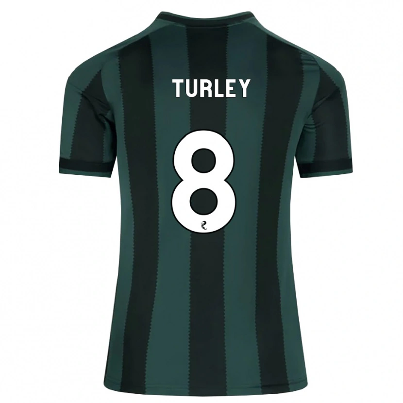 Danxen Hombre Camiseta Francis Turley #8 Gris Pizarra Oscuro Negro 2ª Equipación 2026/27 La Camisa