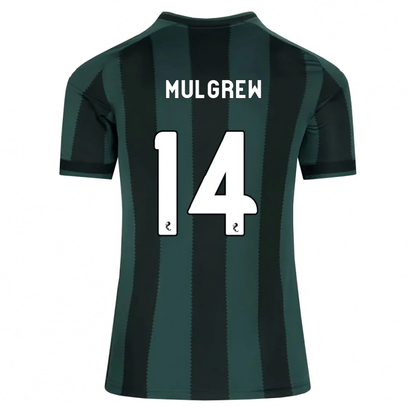 Danxen Hombre Camiseta Joshua Mulgrew #14 Gris Pizarra Oscuro Negro 2ª Equipación 2026/27 La Camisa