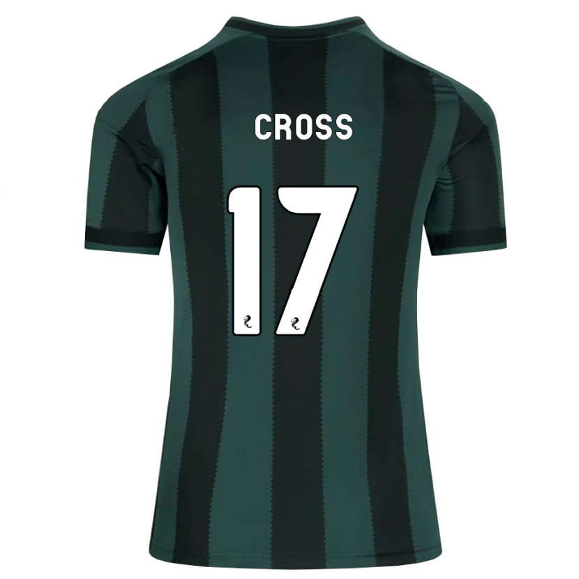 Danxen Hombre Camiseta Morgan Cross #17 Gris Pizarra Oscuro Negro 2ª Equipación 2026/27 La Camisa