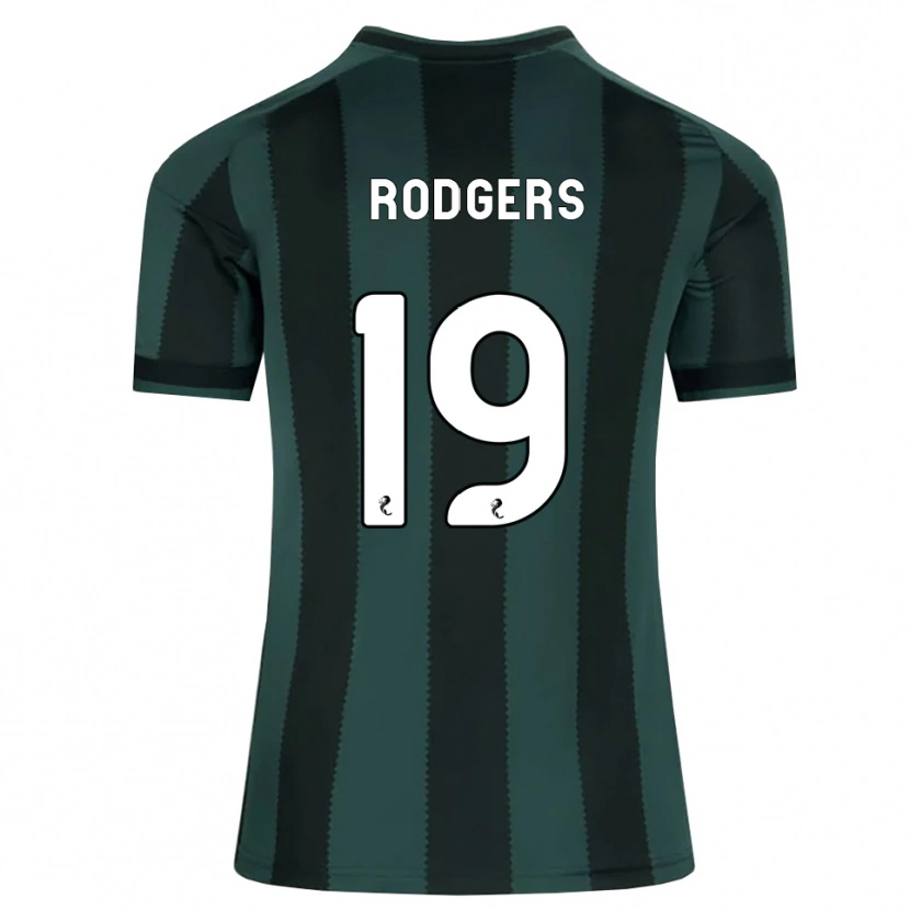 Danxen Hombre Camiseta Lisa Rodgers #19 Gris Pizarra Oscuro Negro 2ª Equipación 2026/27 La Camisa