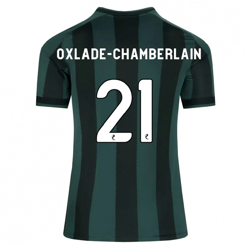 Danxen Hombre Camiseta Alex Oxlade-Chamberlain #21 Gris Pizarra Oscuro Negro 2ª Equipación 2026/27 La Camisa