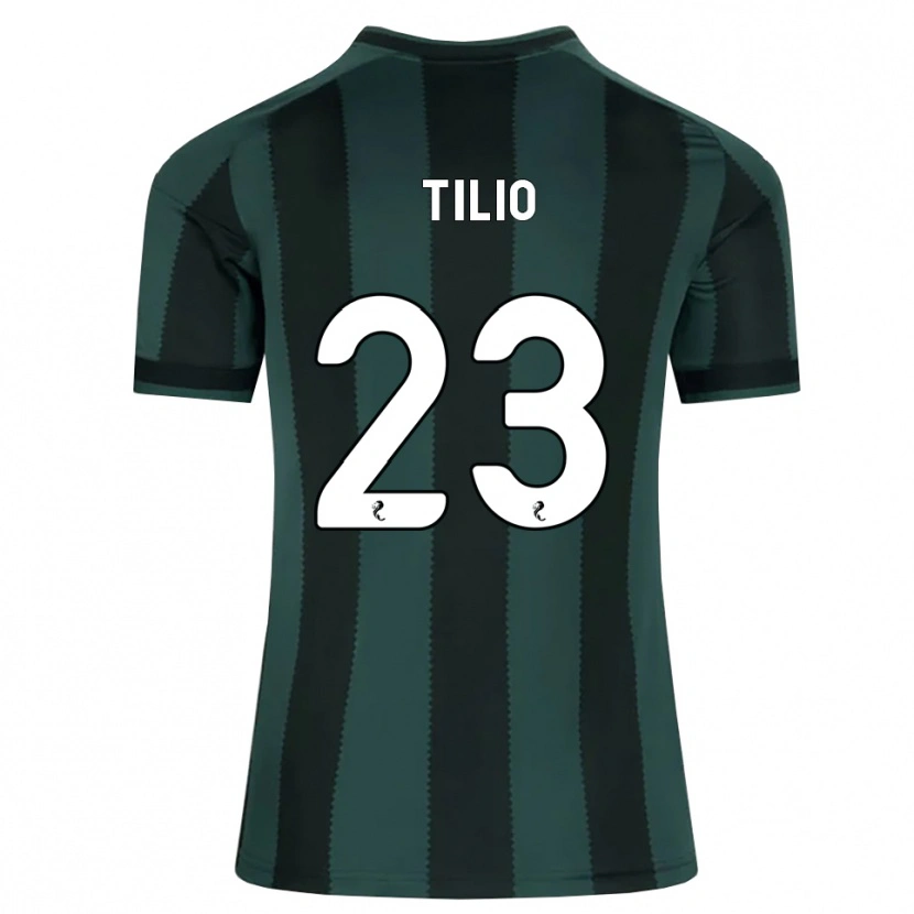 Danxen Hombre Camiseta Marco Tilio #23 Gris Pizarra Oscuro Negro 2ª Equipación 2026/27 La Camisa