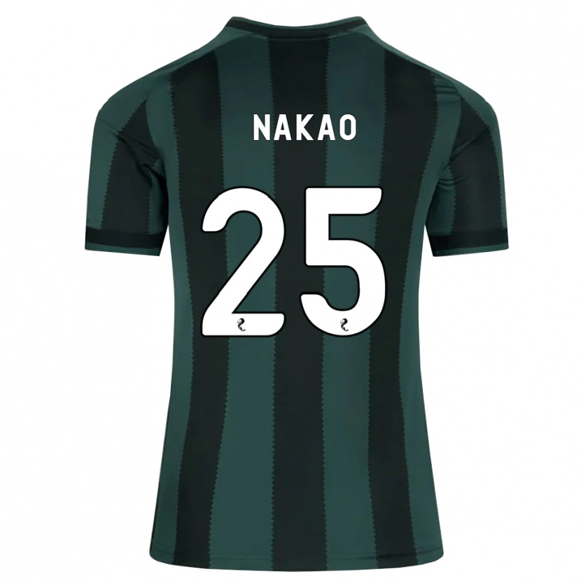 Danxen Hombre Camiseta Momo Nakao #25 Gris Pizarra Oscuro Negro 2ª Equipación 2026/27 La Camisa