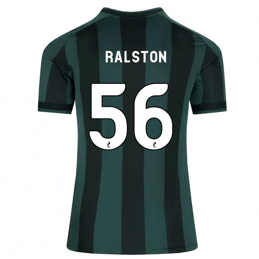 Danxen Hombre Camiseta Anthony Ralston #56 Gris Pizarra Oscuro Negro 2ª Equipación 2026/27 La Camisa