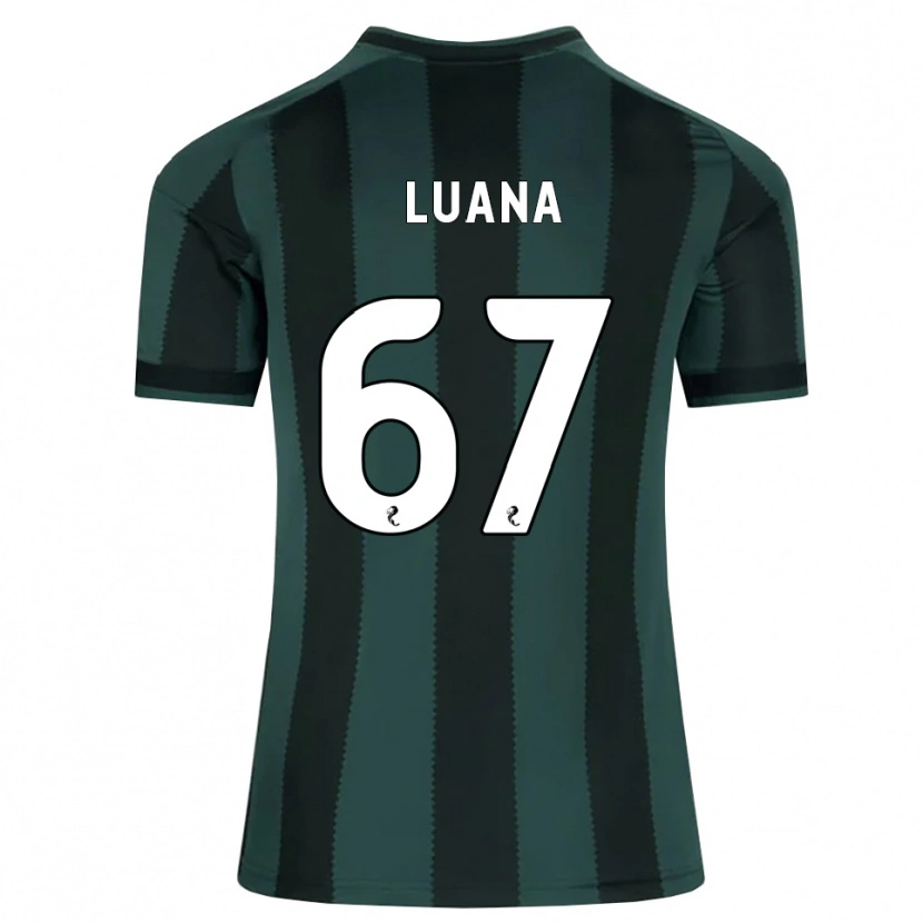 Danxen Hombre Camiseta Luana Muñoz #67 Gris Pizarra Oscuro Negro 2ª Equipación 2026/27 La Camisa