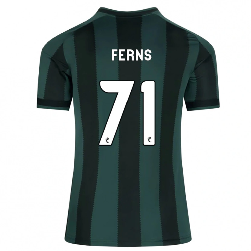 Danxen Hombre Camiseta Abbie Ferns #71 Gris Pizarra Oscuro Negro 2ª Equipación 2026/27 La Camisa