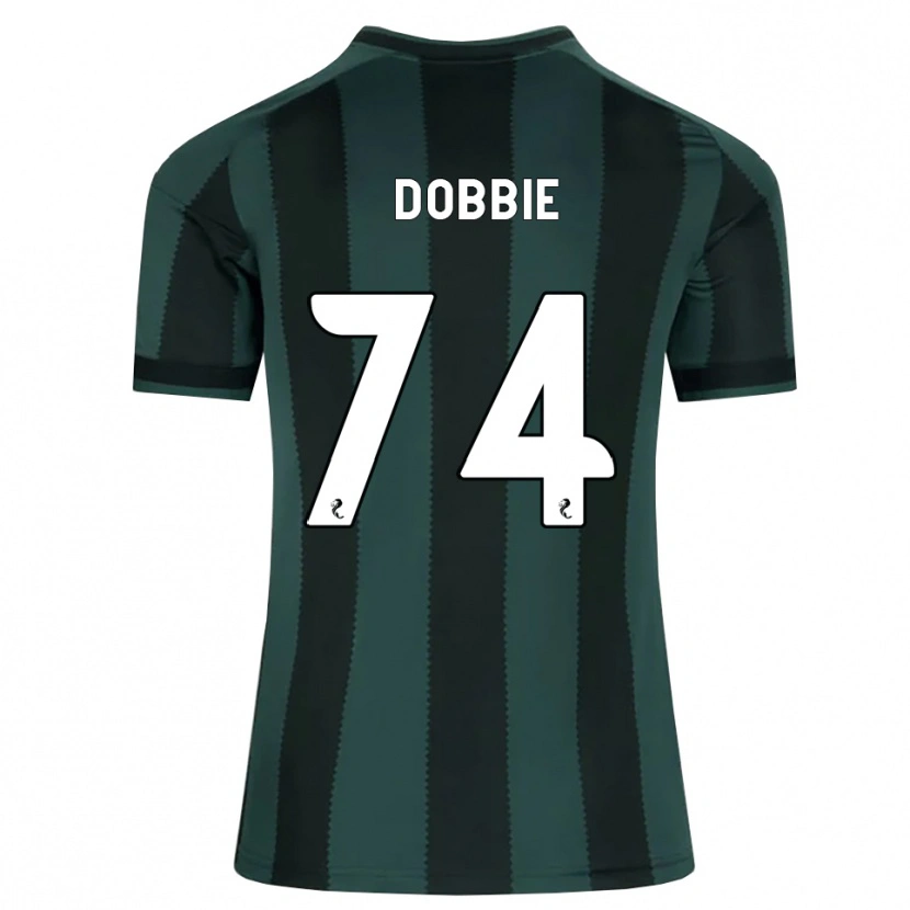 Danxen Hombre Camiseta Lewis Dobbie #74 Gris Pizarra Oscuro Negro 2ª Equipación 2026/27 La Camisa
