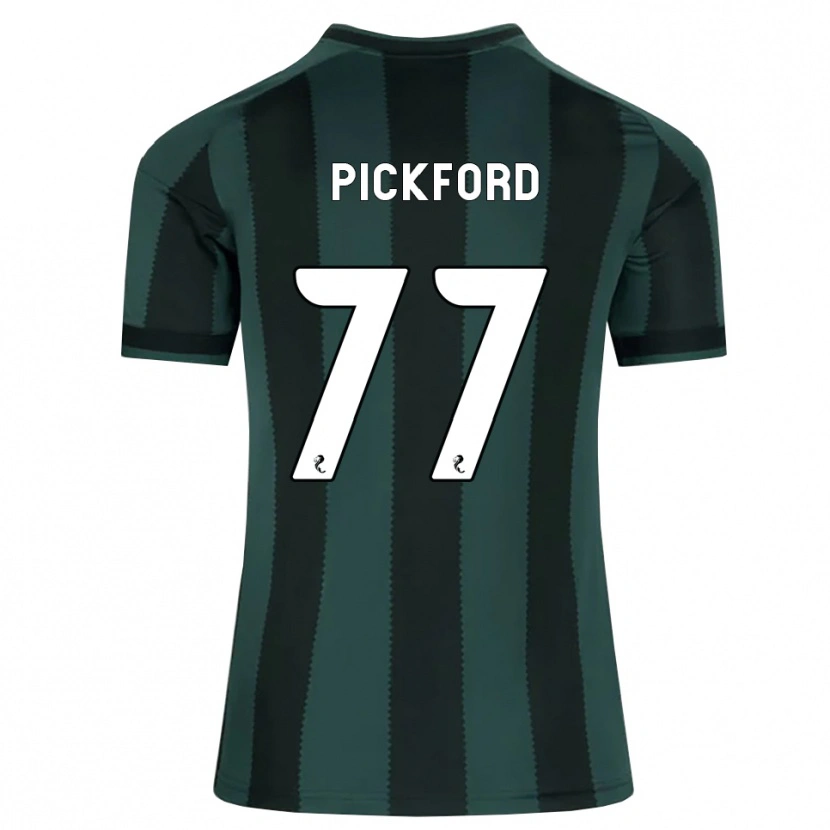 Danxen Hombre Camiseta Tom Pickford #77 Gris Pizarra Oscuro Negro 2ª Equipación 2026/27 La Camisa