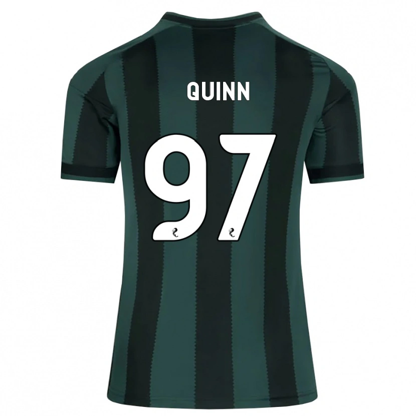 Danxen Hombre Camiseta Ben Quinn #97 Gris Pizarra Oscuro Negro 2ª Equipación 2026/27 La Camisa