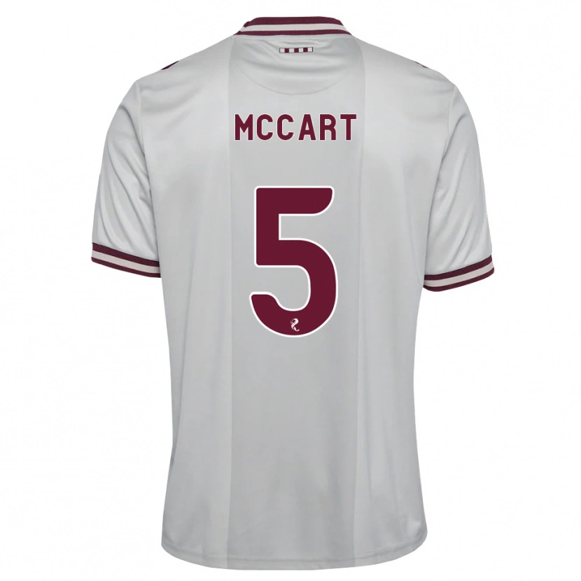 Danxen Hombre Camiseta Jamie Mccart #5 Blanco Borgoña 2ª Equipación 2026/27 La Camisa