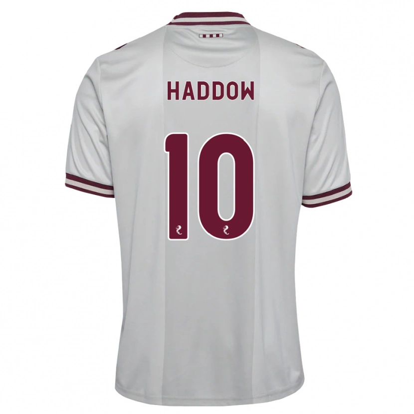 Danxen Hombre Camiseta Aiden Haddow #10 Blanco Borgoña 2ª Equipación 2026/27 La Camisa