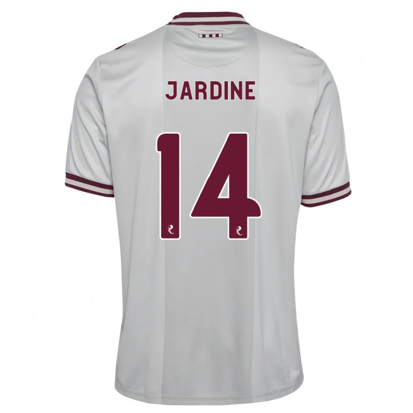 Danxen Hombre Camiseta Kayla Jardine #14 Blanco Borgoña 2ª Equipación 2026/27 La Camisa
