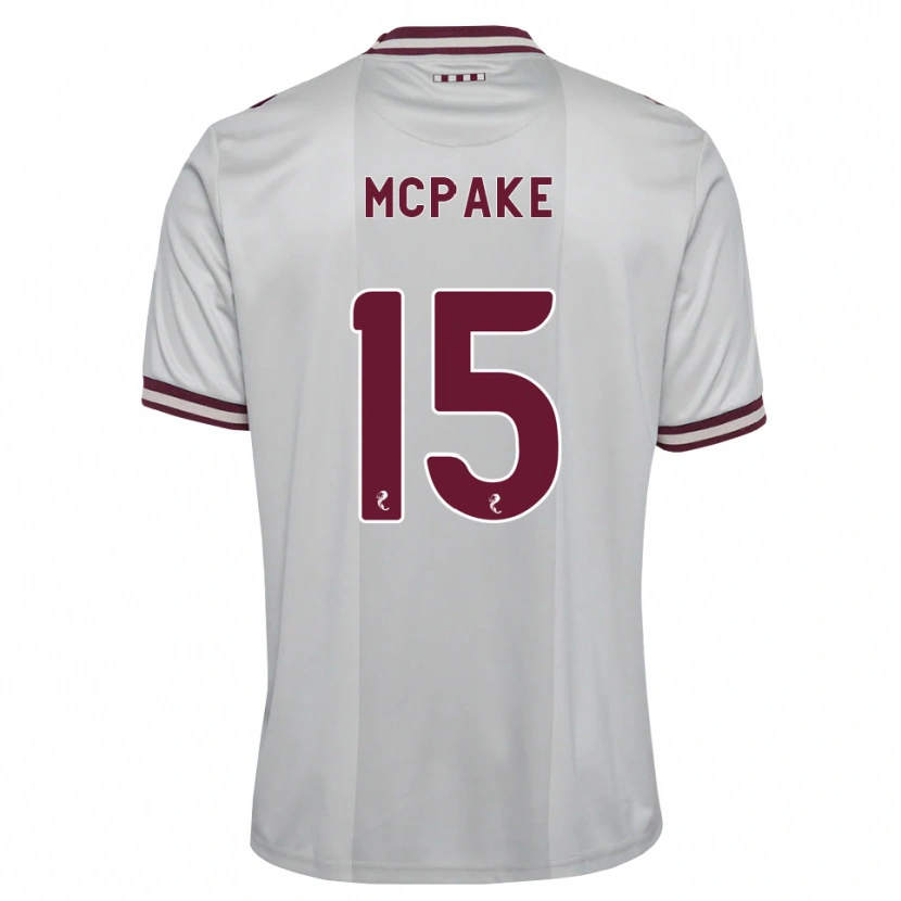Danxen Hombre Camiseta Josh Mcpake #15 Blanco Borgoña 2ª Equipación 2026/27 La Camisa