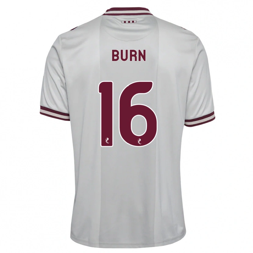Danxen Hombre Camiseta Gregor Burn #16 Blanco Borgoña 2ª Equipación 2026/27 La Camisa