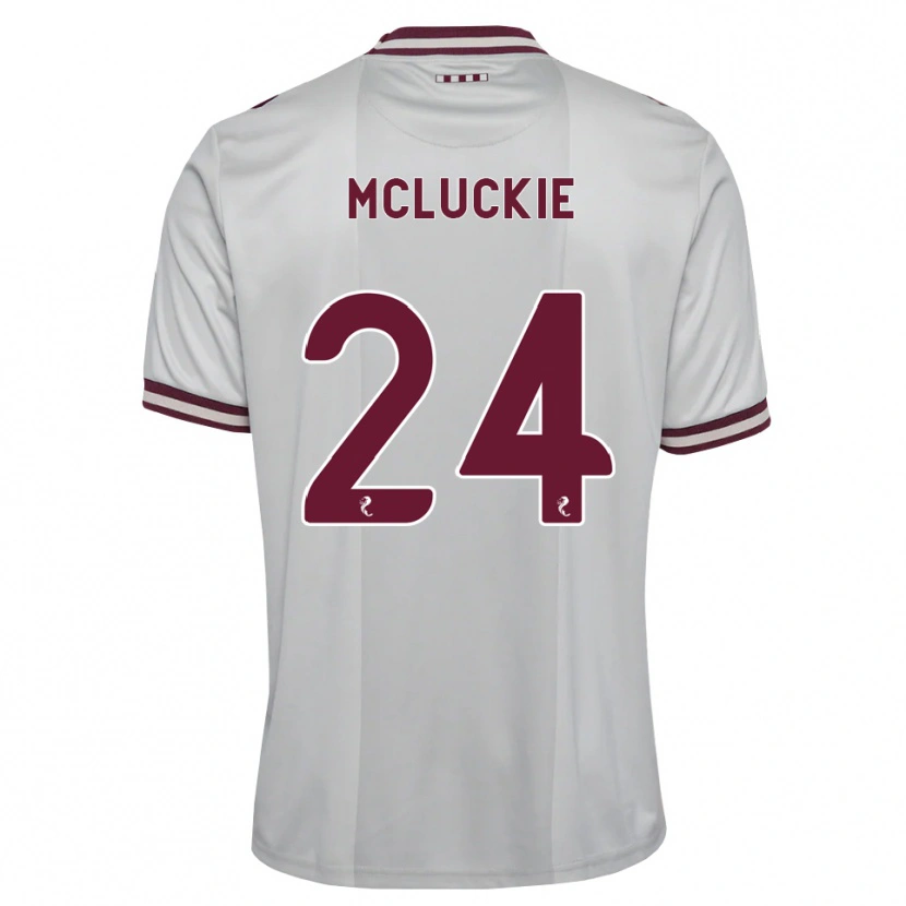 Danxen Hombre Camiseta Bobby Mcluckie #24 Blanco Borgoña 2ª Equipación 2026/27 La Camisa