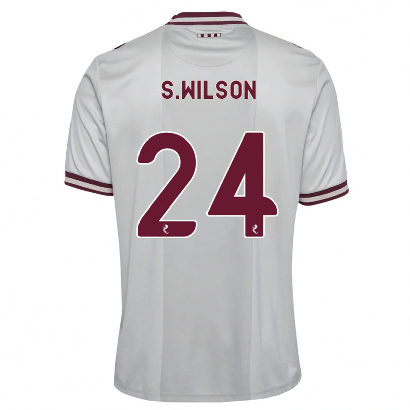 Danxen Hombre Camiseta Stanley Wilson #24 Blanco Borgoña 2ª Equipación 2026/27 La Camisa