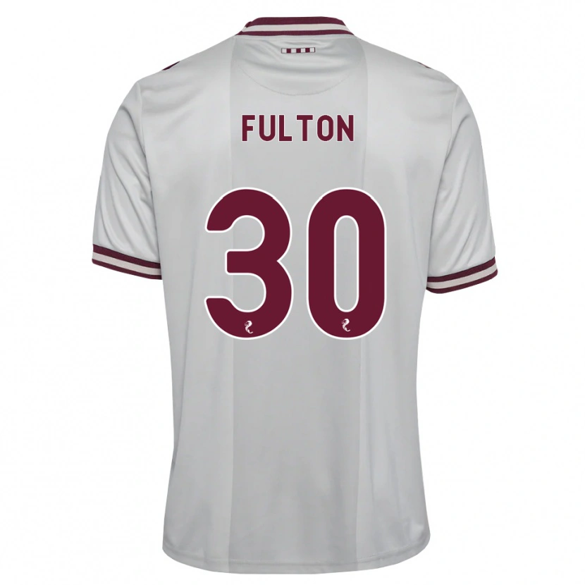 Danxen Hombre Camiseta Ryan Fulton #30 Blanco Borgoña 2ª Equipación 2026/27 La Camisa