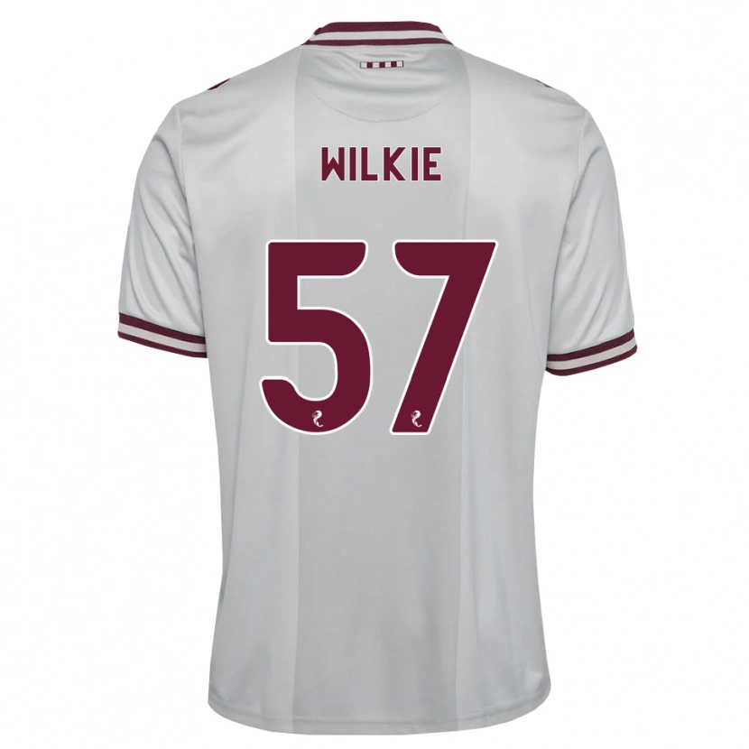 Danxen Hombre Camiseta Coupar Wilkie #57 Blanco Borgoña 2ª Equipación 2026/27 La Camisa