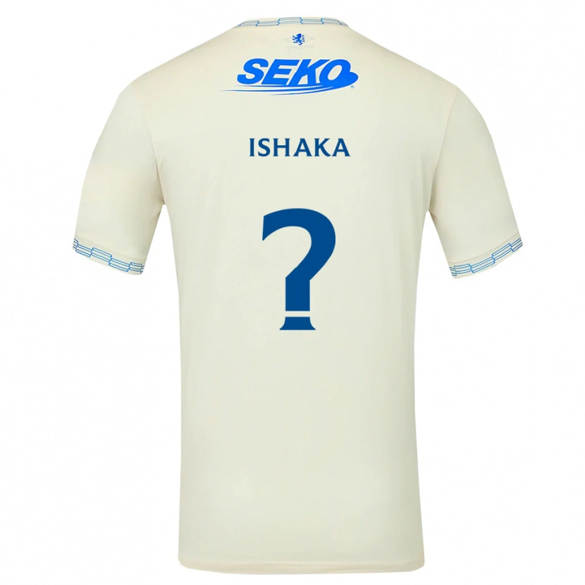 Danxen Hombre Camiseta Thompson Ishaka #0 Azul Cielo Profundo Blanco 2ª Equipación 2026/27 La Camisa