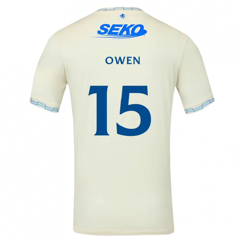 Danxen Hombre Camiseta Conor Owen #15 Azul Cielo Profundo Blanco 2ª Equipación 2026/27 La Camisa