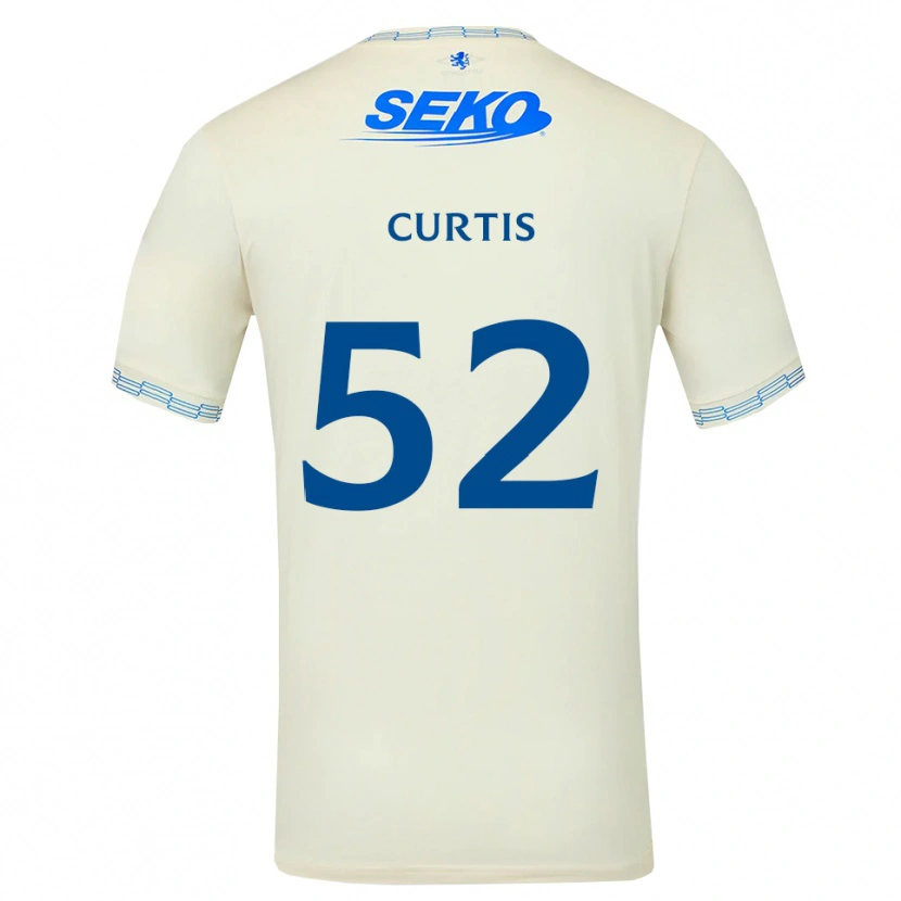 Danxen Hombre Camiseta Findlay Curtis #52 Azul Cielo Profundo Blanco 2ª Equipación 2026/27 La Camisa