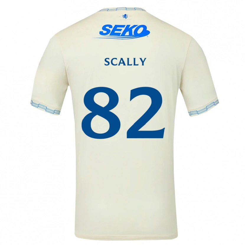 Danxen Hombre Camiseta Ashton Scally #82 Azul Cielo Profundo Blanco 2ª Equipación 2026/27 La Camisa