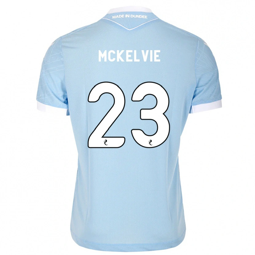 Danxen Hombre Camiseta Lewis Mckelvie #23 Azul Cielo Claro Blanco 2ª Equipación 2026/27 La Camisa