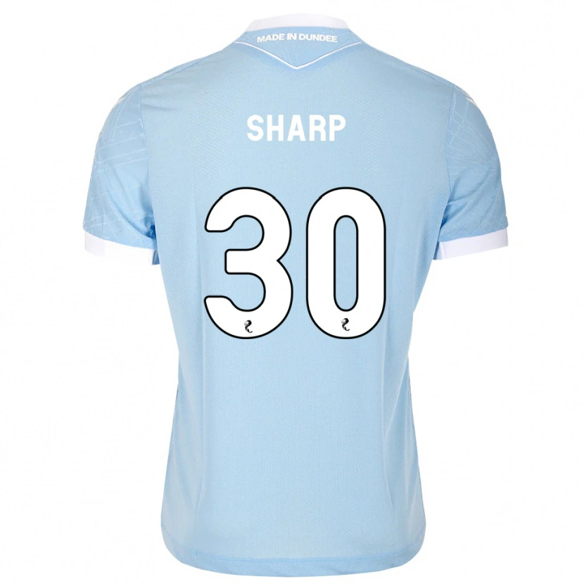 Danxen Hombre Camiseta Harry Sharp #30 Azul Cielo Claro Blanco 2ª Equipación 2026/27 La Camisa