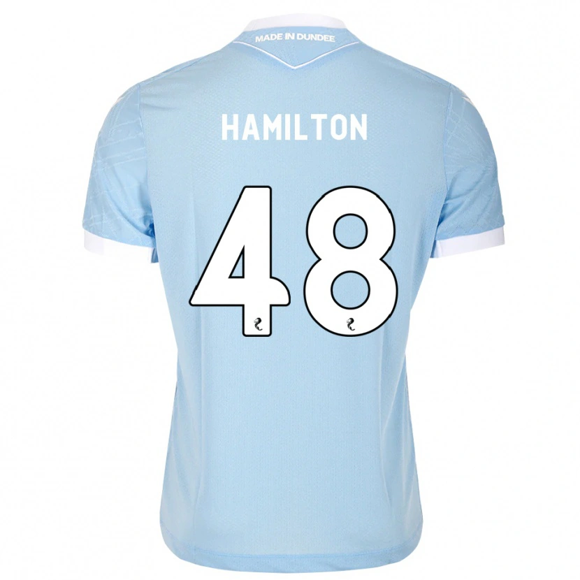 Danxen Hombre Camiseta Ethan Hamilton #48 Azul Cielo Claro Blanco 2ª Equipación 2026/27 La Camisa
