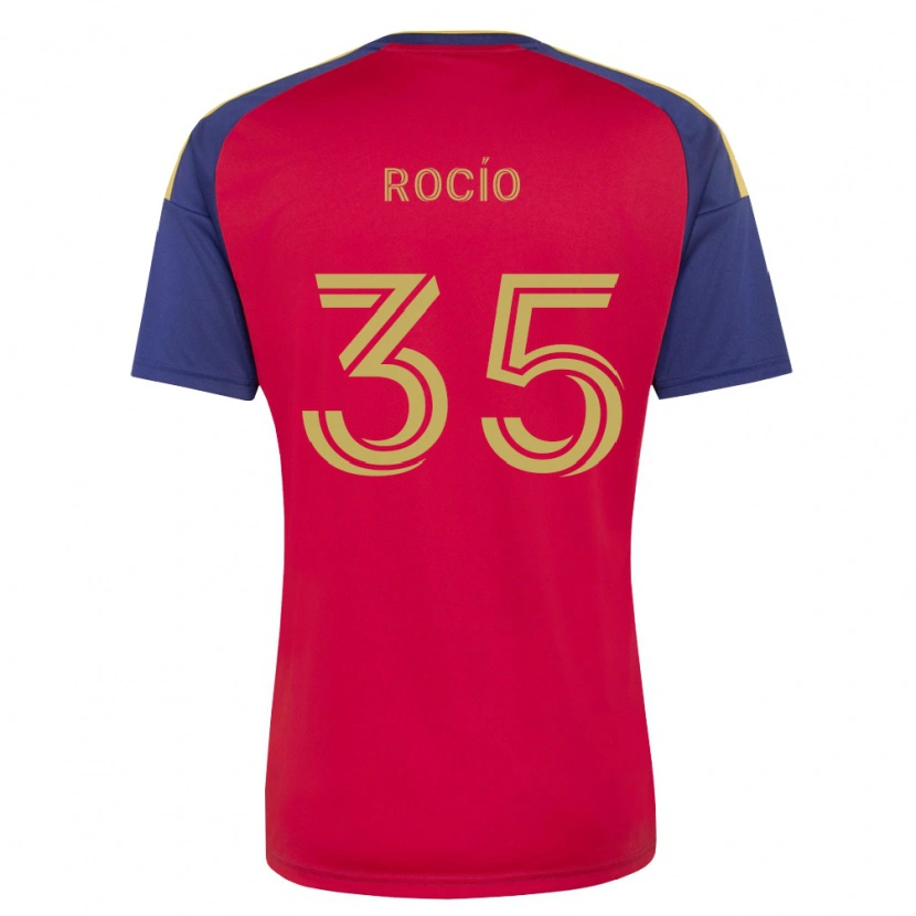 Danxen Mujer Camiseta Diego Rocío #35 Azul Real Marrón Rojo 1ª Equipación 2026/27 La Camisa