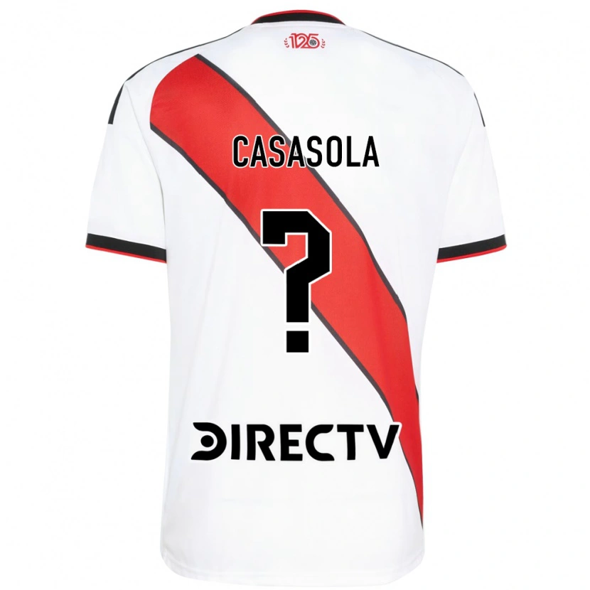 Danxen Mujer Camiseta Nahuel Ignacio Casasola #0 Rojo Blanco Negro 1ª Equipación 2026/27 La Camisa