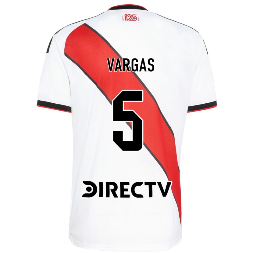 Danxen Mujer Camiseta Agustina Vargas #5 Rojo Blanco Negro 1ª Equipación 2026/27 La Camisa