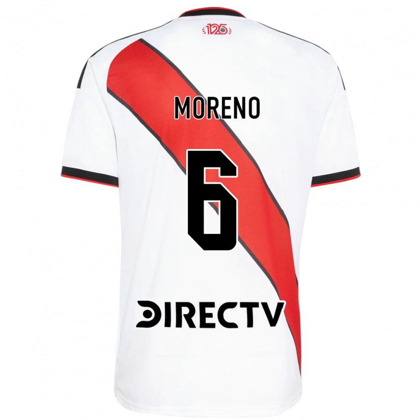 Danxen Mujer Camiseta Aníbal Moreno #6 Rojo Blanco Negro 1ª Equipación 2026/27 La Camisa