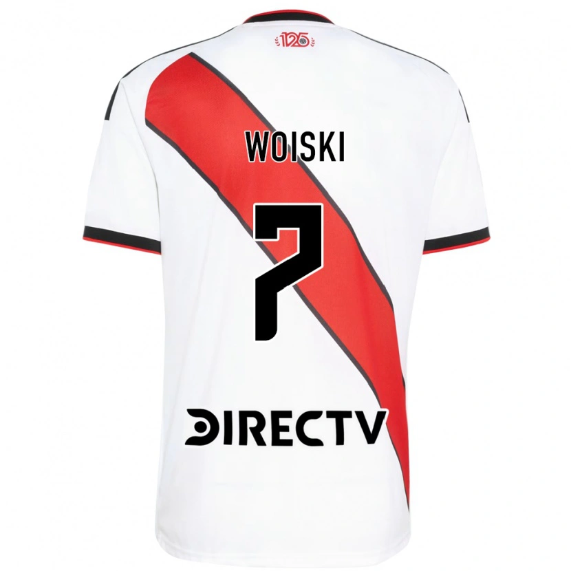 Danxen Mujer Camiseta Álex Woiski #7 Rojo Blanco Negro 1ª Equipación 2026/27 La Camisa