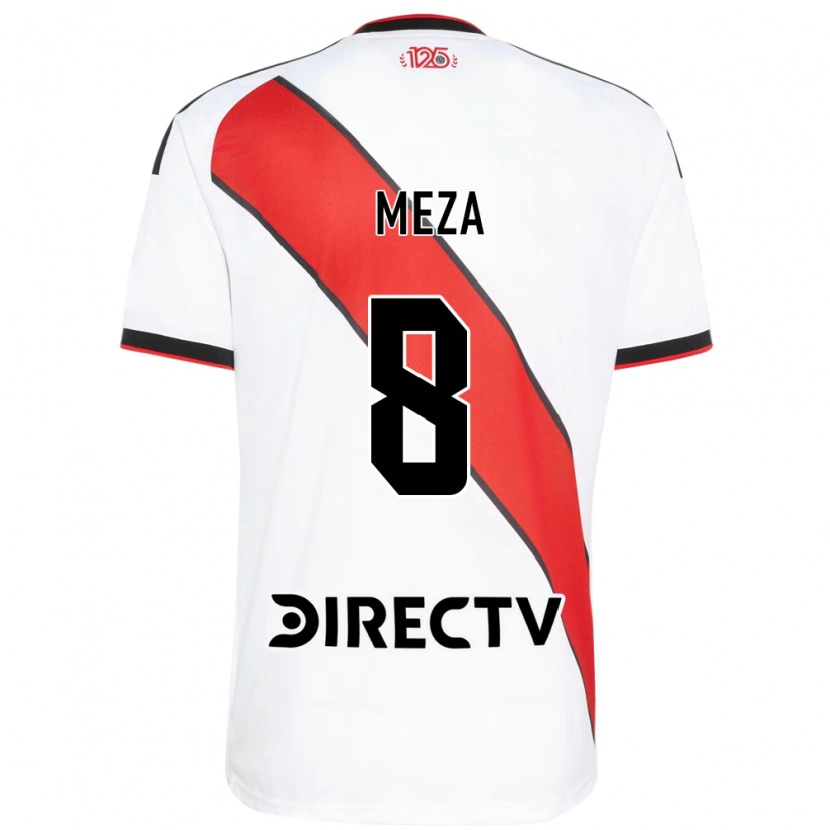 Danxen Mujer Camiseta Maximiliano Meza #8 Rojo Blanco Negro 1ª Equipación 2026/27 La Camisa