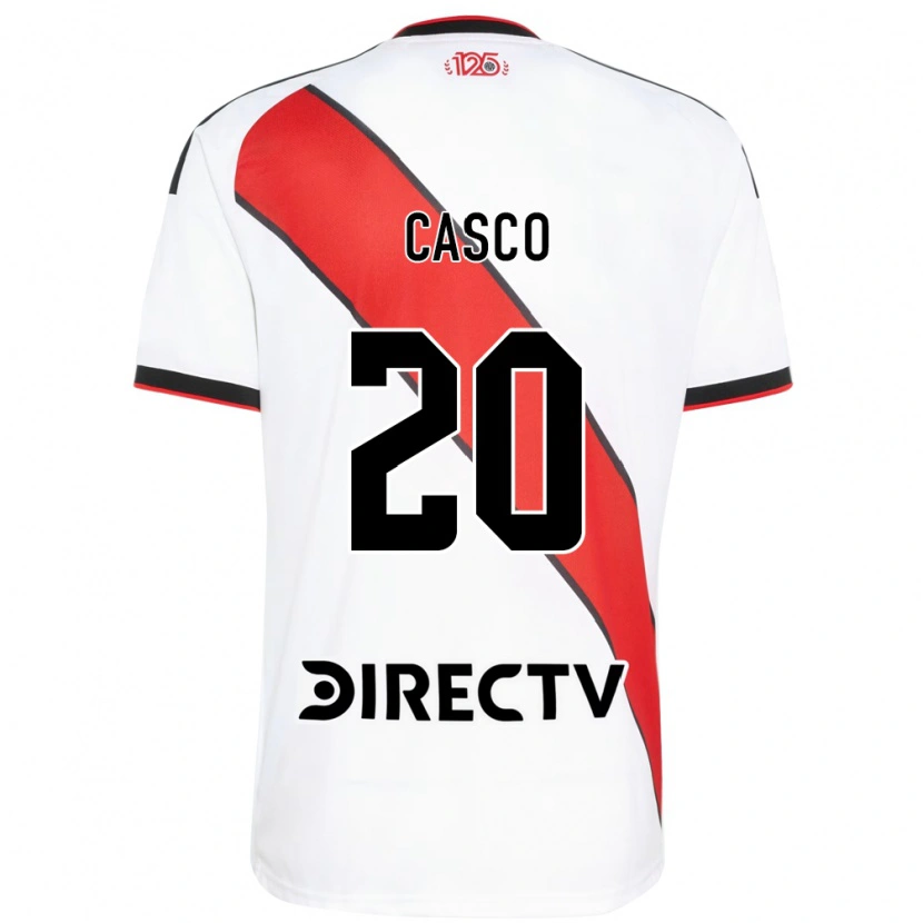 Danxen Mujer Camiseta Milton Casco #20 Rojo Blanco Negro 1ª Equipación 2026/27 La Camisa