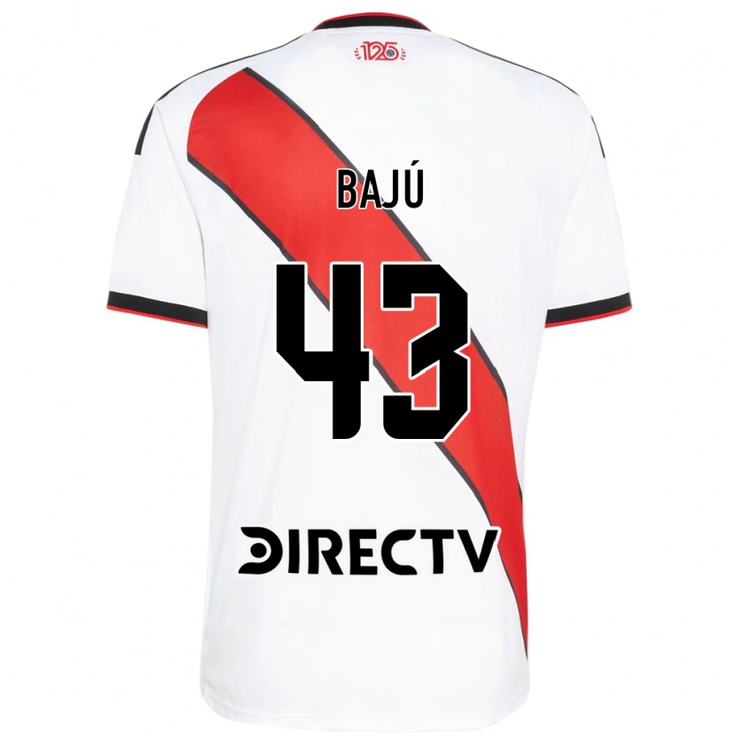 Danxen Mujer Camiseta Lisandro Bajú #43 Rojo Blanco Negro 1ª Equipación 2026/27 La Camisa