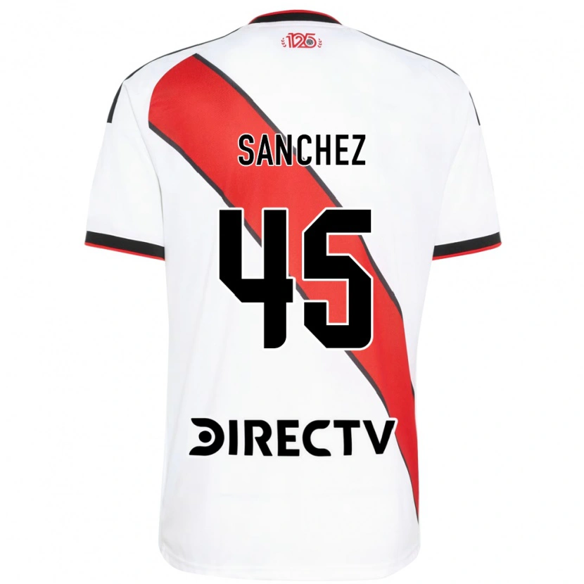 Danxen Mujer Camiseta Sebastián Sánchez #45 Rojo Blanco Negro 1ª Equipación 2026/27 La Camisa