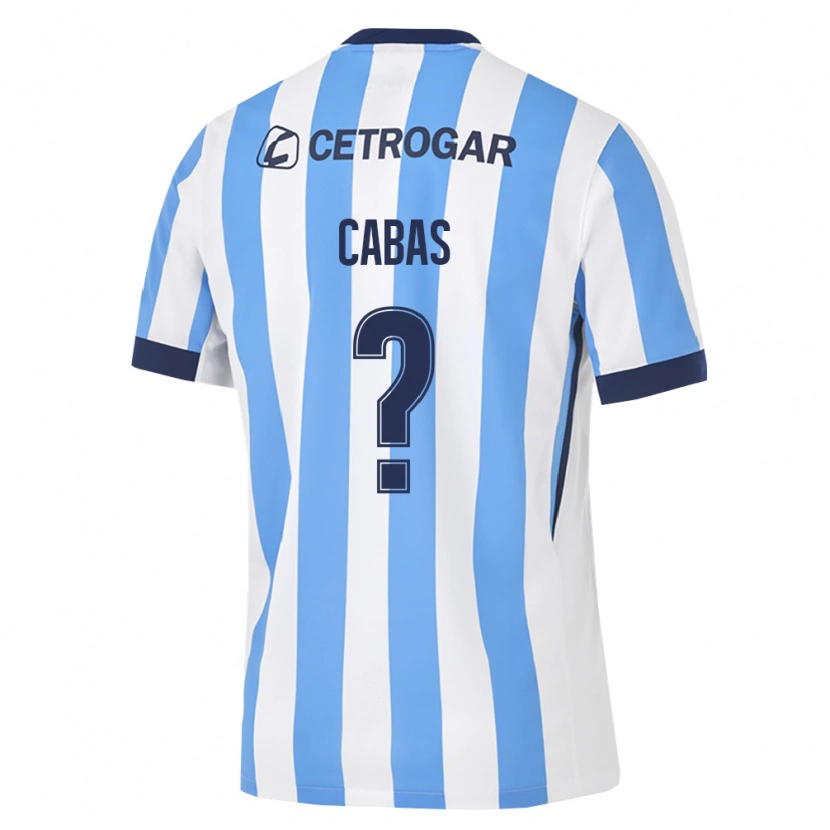 Danxen Mujer Camiseta Nicolas Cabas #0 Azul Claro Blanco Negro 1ª Equipación 2026/27 La Camisa