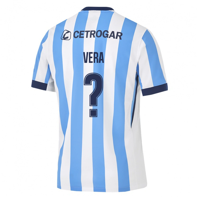Danxen Mujer Camiseta Santino Vera #0 Azul Claro Blanco Negro 1ª Equipación 2026/27 La Camisa