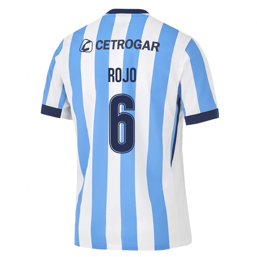 Danxen Mujer Camiseta Marcos Rojo #6 Azul Claro Blanco Negro 1ª Equipación 2026/27 La Camisa