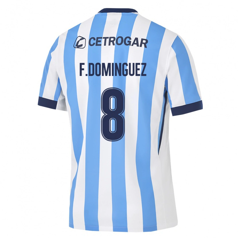 Danxen Mujer Camiseta Fabricio Dominguez #8 Azul Claro Blanco Negro 1ª Equipación 2026/27 La Camisa