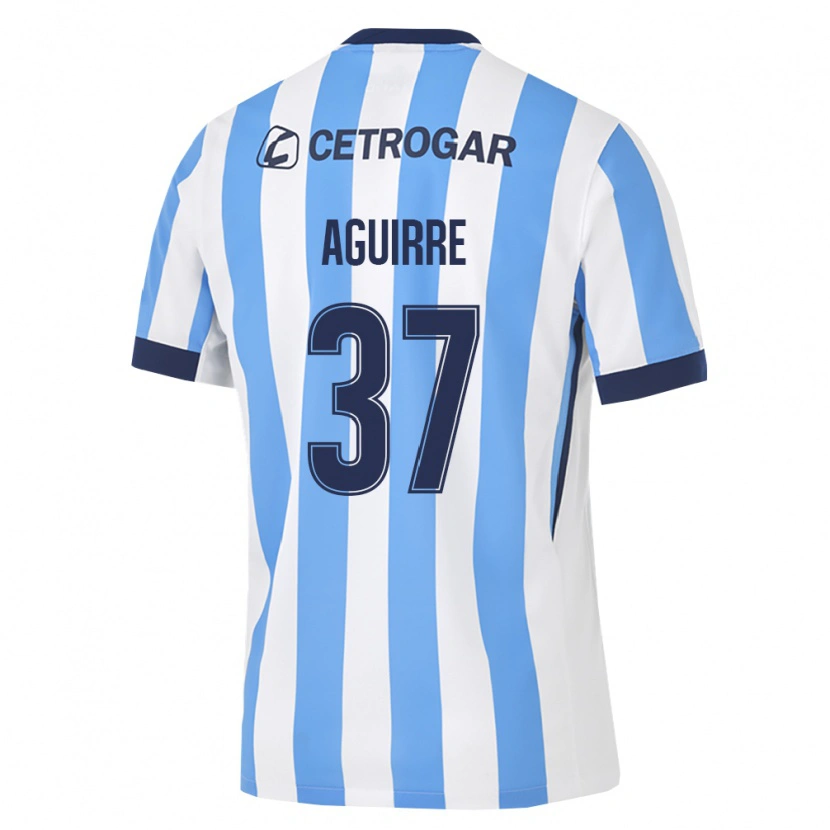 Danxen Mujer Camiseta Santino Aguirre #37 Azul Claro Blanco Negro 1ª Equipación 2026/27 La Camisa