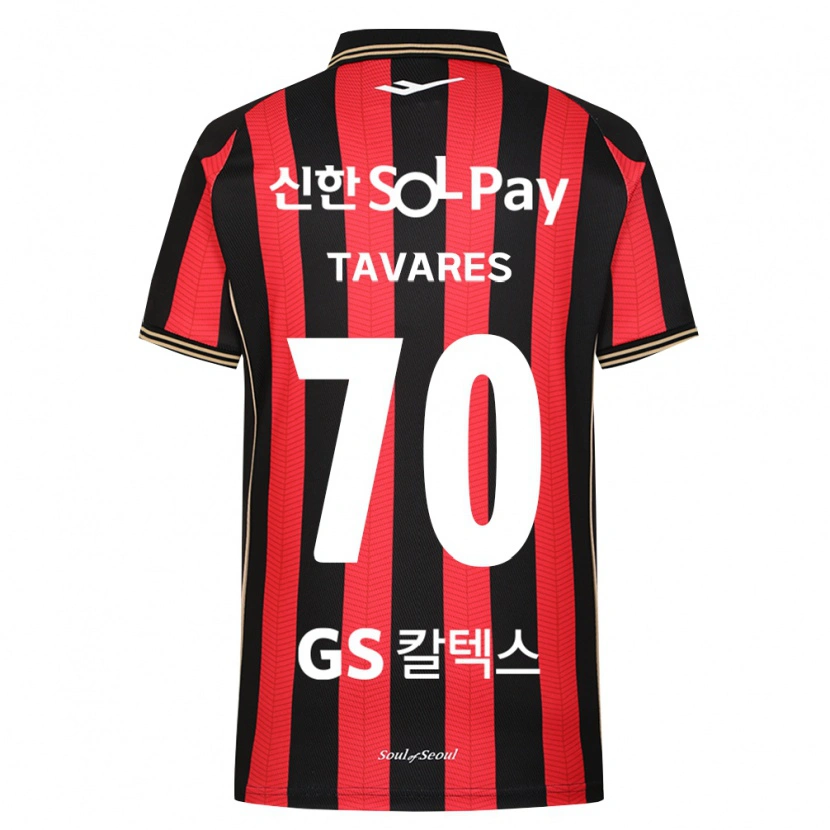 Danxen Mujer Camiseta Ronaldo Tavares #70 Rojo Blanco Negro 1ª Equipación 2026/27 La Camisa